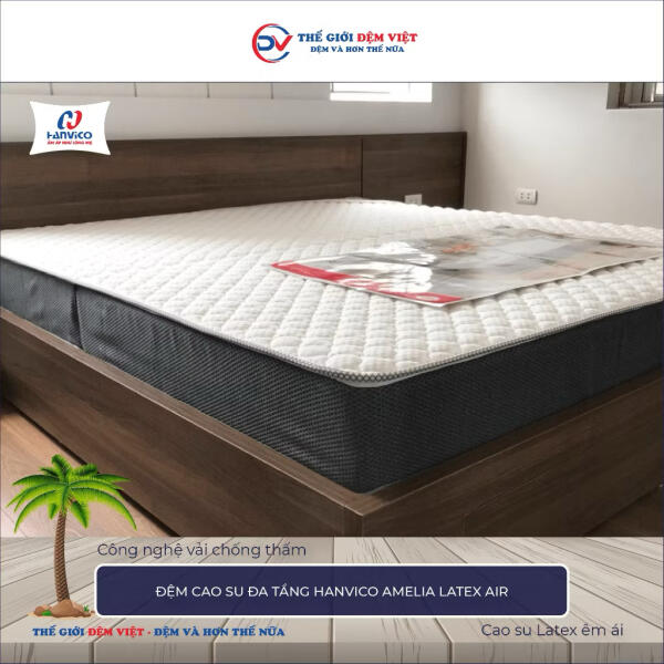 Đệm cao su đa tầng Hanvico Amelia Latex Air 3